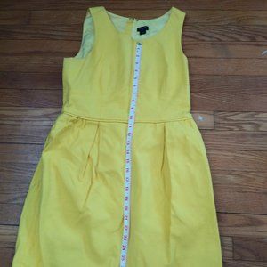 J. Crew Sleeveless yellow dress